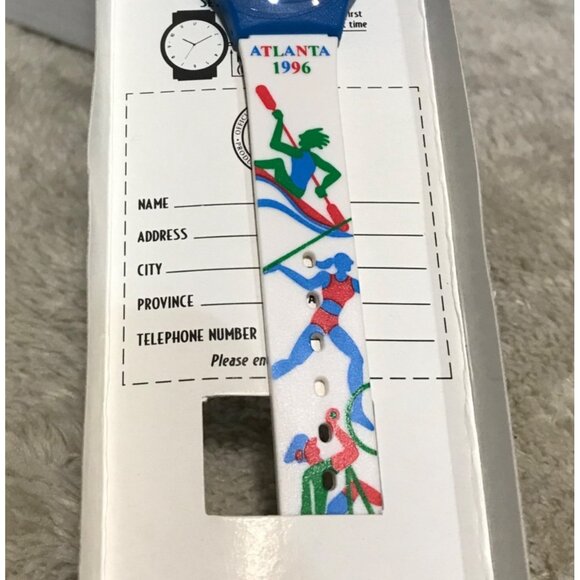 MCDONALD'S 1996 ATLANTA OLYMPIC WATCH LIMITED-EDITION Original Box Canada - Picture 4 of 8